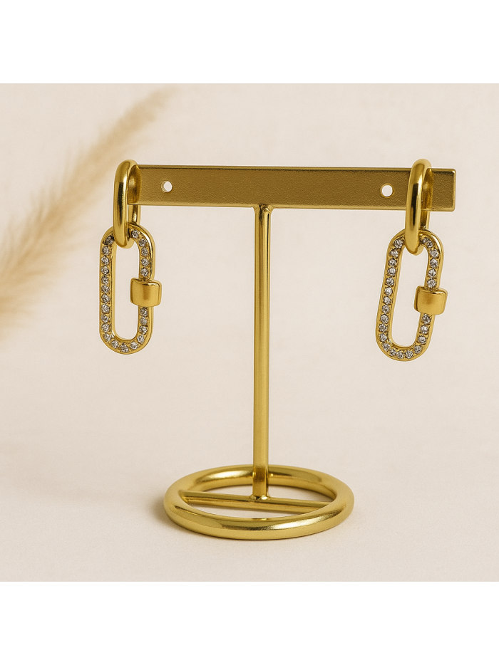 Boucles d'oreilles acier inoxydable LORIE