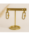 Boucles d'oreilles acier inoxydable LORIE