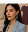 Boucles d'oreilles acier inoxydable ALMA