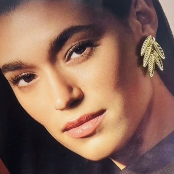 boucles d'oreilles à clip acier inoxydable or LYNE