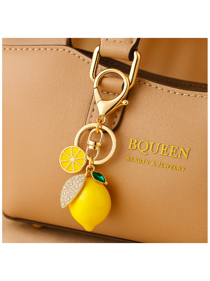 porte clés citron fantaisie
