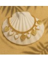 Collier charms  acier inoxydable or LISA
