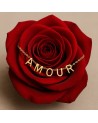 Bracelet  acier inoxydable or AMOUR