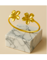 Bracelet  jonc en acier inoxydable or LYS