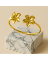 Bracelet  jonc en acier inoxydable or LYS