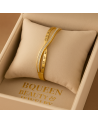 Bracelet  jonc en acier inoxydable or ROMANE SHINE