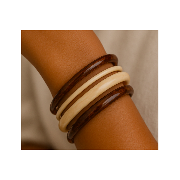 Bracelets  en résine  AURELIA