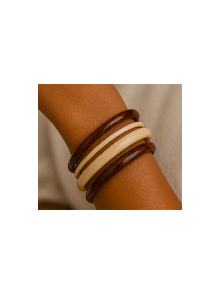 Bracelets  en résine  AURELIA