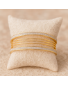 Bracelet acier inoxydable or LAURY