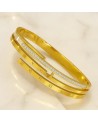 Bracelet acier inoxydable or LOUNA