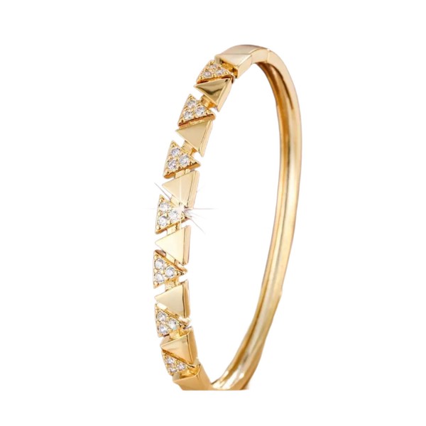 Bracelet acier inoxydable or ZORA