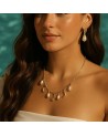 Collier acier inoxydable or VAYANA