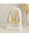 Boucles d'oreilles  acier inoxydable or  LUNA