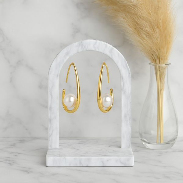Boucles d'oreilles  acier inoxydable or  KATE
