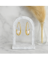 Boucles d'oreilles  acier inoxydable or  KATE