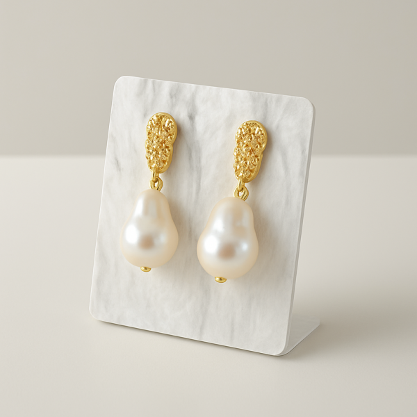 Boucles d'oreilles  acier inoxydable or  KAYLIE