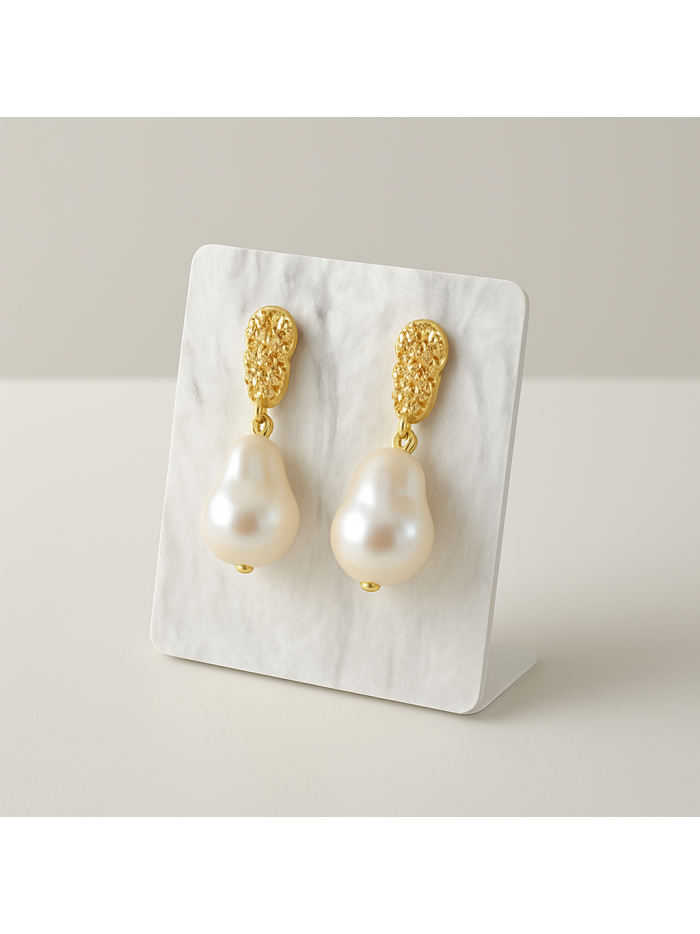 Boucles d'oreilles  acier inoxydable or  KAYLIE