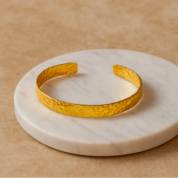 Bracelet  en acier inoxydable or  KAMELIA