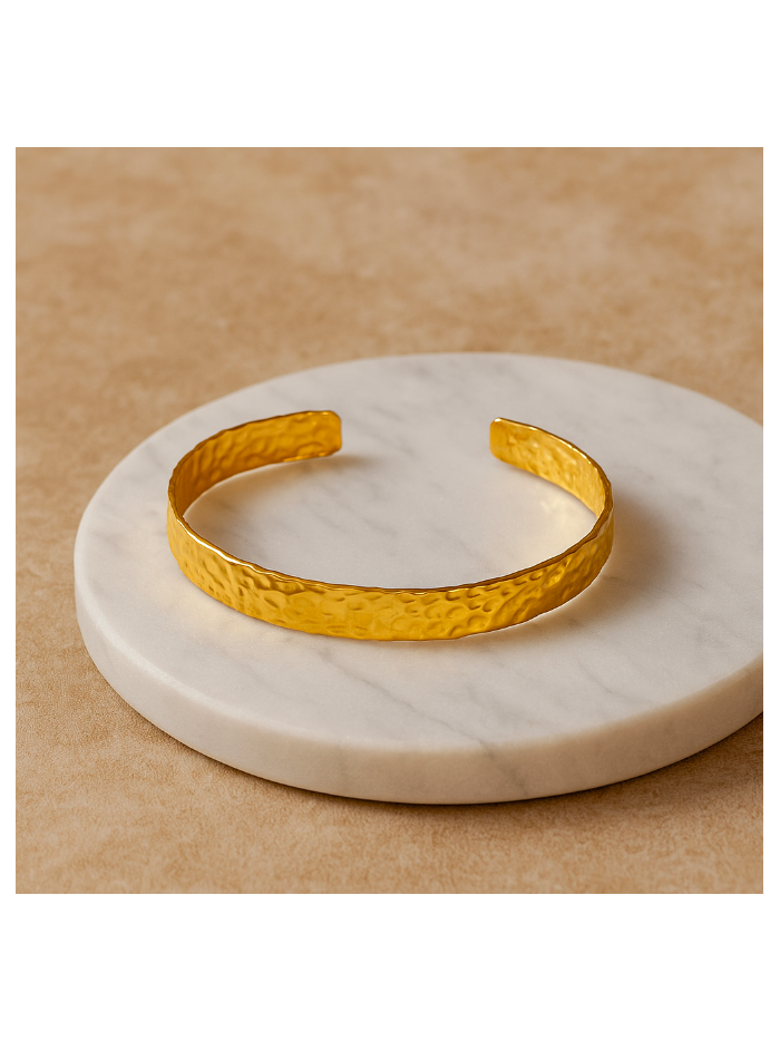 Bracelet  en acier inoxydable or  KAMELIA